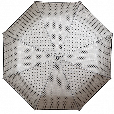 Зонт Flioraj 22001 В тени вуали ж 3сл с/а бел/черн п/э сталь