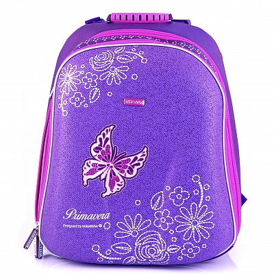 Рюкзак школьный каркасный для девочки 