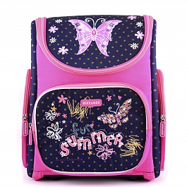 Рюкзак школьный с бабочкой для девочки 