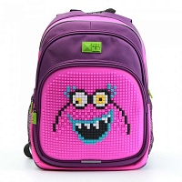Рюкзак с пикселями 4ALL Kids RK61 01N фиолетово-розовый