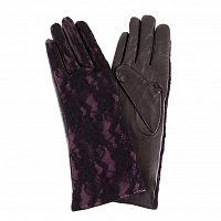 Перчатки жен Eleganzza IS01020 ш/п к black/d.violet р.7